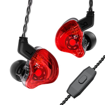 【CCZ Melody】Best IEM Earphones for Music Quality 1DD + 1BA Hybrid In Ear Monitor Headphone HiFi Bass Earphones Earbud - KEEPHIFI