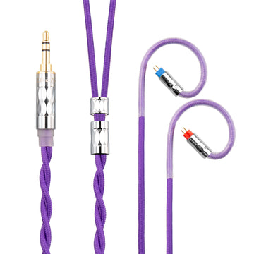 【KBEAR ST5】4N Pure Silver + 4N OFC Mixed Upgraded Cable 1.2m Long - KEEPHIFI