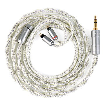 【KBEAR HunYuan】Quad-Material Fusion, High-Resolution HiFi Upgrade Cable Pure Silver+OCC+Alloy Copper+Silver-plated, Totaling 173core - KEEPHIFI