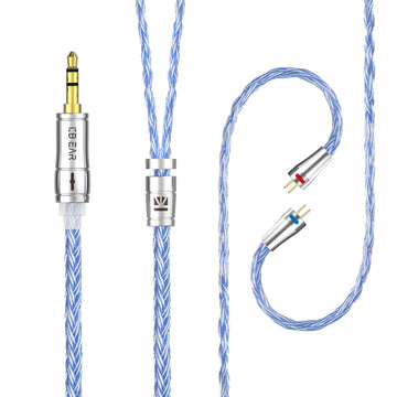 【KBEAR ST18】16-Core Oxygen-free Copper Silver-plated Upgraded Cable 1.2M Long - KEEPHIFI