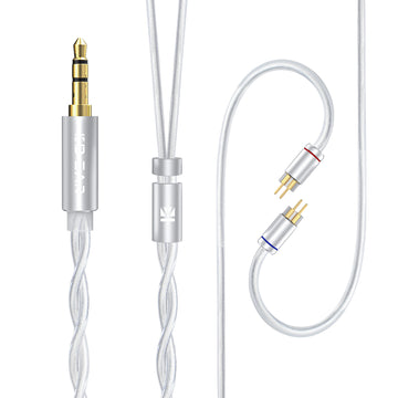 【KBEAR Glint】 5N OFC Silver-plated Upgrade Cable & Aluminum Alloy Components - KEEPHIFI