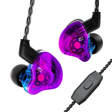 【CCZ Melody】Best IEM Earphones for Music Quality 1DD + 1BA Hybrid In Ear Monitor Headphone HiFi Bass Earphones Earbud - KEEPHIFI