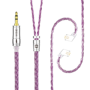 【KBEAR ST18】16-Core Oxygen-free Copper Silver-plated Upgraded Cable 1.2M Long - KEEPHIFI