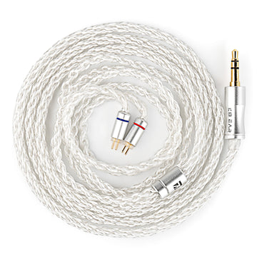 【KBEAR BaiZe】Upgrade Cable, 5N 8-Strand 144-Core High-purity Silver-plated OFC Cable - KEEPHIFI