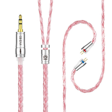 【KBEAR ST18】16-Core Oxygen-free Copper Silver-plated Upgraded Cable 1.2M Long - KEEPHIFI