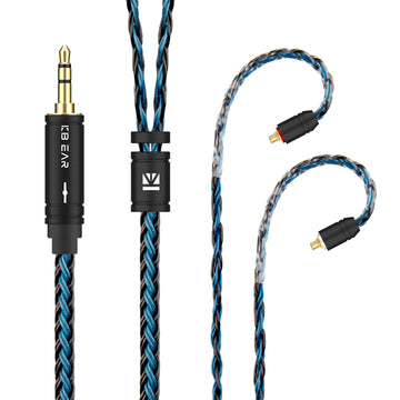【KBEAR ST16 Plus】 Crystal 16 Cores 2M Long Upgrade Cable 5N Single Copper Silver-plated - KEEPHIFI