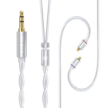 【KBEAR Glint】 5N OFC Silver-plated Upgrade Cable & Aluminum Alloy Components - KEEPHIFI
