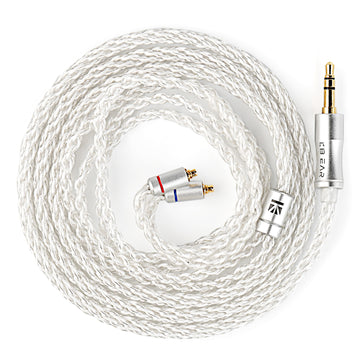 【KBEAR BaiZe】Upgrade Cable, 5N 8-Strand 144-Core High-purity Silver-plated OFC Cable - KEEPHIFI