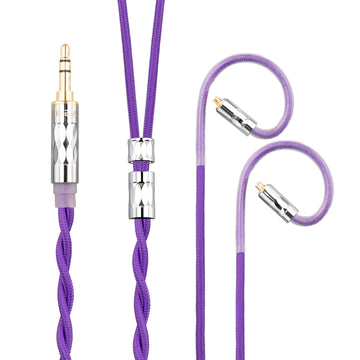 【KBEAR ST5】4N Pure Silver + 4N OFC Mixed Upgraded Cable 1.2m Long - KEEPHIFI
