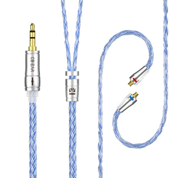 【KBEAR ST18】16-Core Oxygen-free Copper Silver-plated Upgraded Cable 1.2M Long - KEEPHIFI