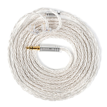 【KBEAR ST24 Plus JunTian】 5N OCC Silver-Plated HiFi Earphone Upgraded Cable Earbuds Cables, 2M Long Cable - KEEPHIFI