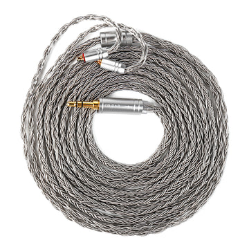 【KBEAR ST24 Plus JunTian】 5N OCC Silver-Plated HiFi Earphone Upgraded Cable Earbuds Cables, 2M Long Cable - KEEPHIFI