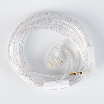 【CCZ C05】1.5M OFC Silver Plated Upgraded Cable, Noise-canceling and High Fidelity - KEEPHIFI