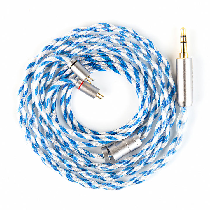 【KBEAR Frost】6N 2-Strand Twisted-Pair 71-Core OCC Gold-plated HiFi Earphone Upgrade Cable Where Purity is Born