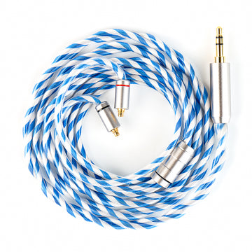 【KBEAR Frost】6N 2-Strand Twisted-Pair 71-Core OCC Gold-plated HiFi Earphone Upgrade Cable Where Purity is Born - KEEPHIFI
