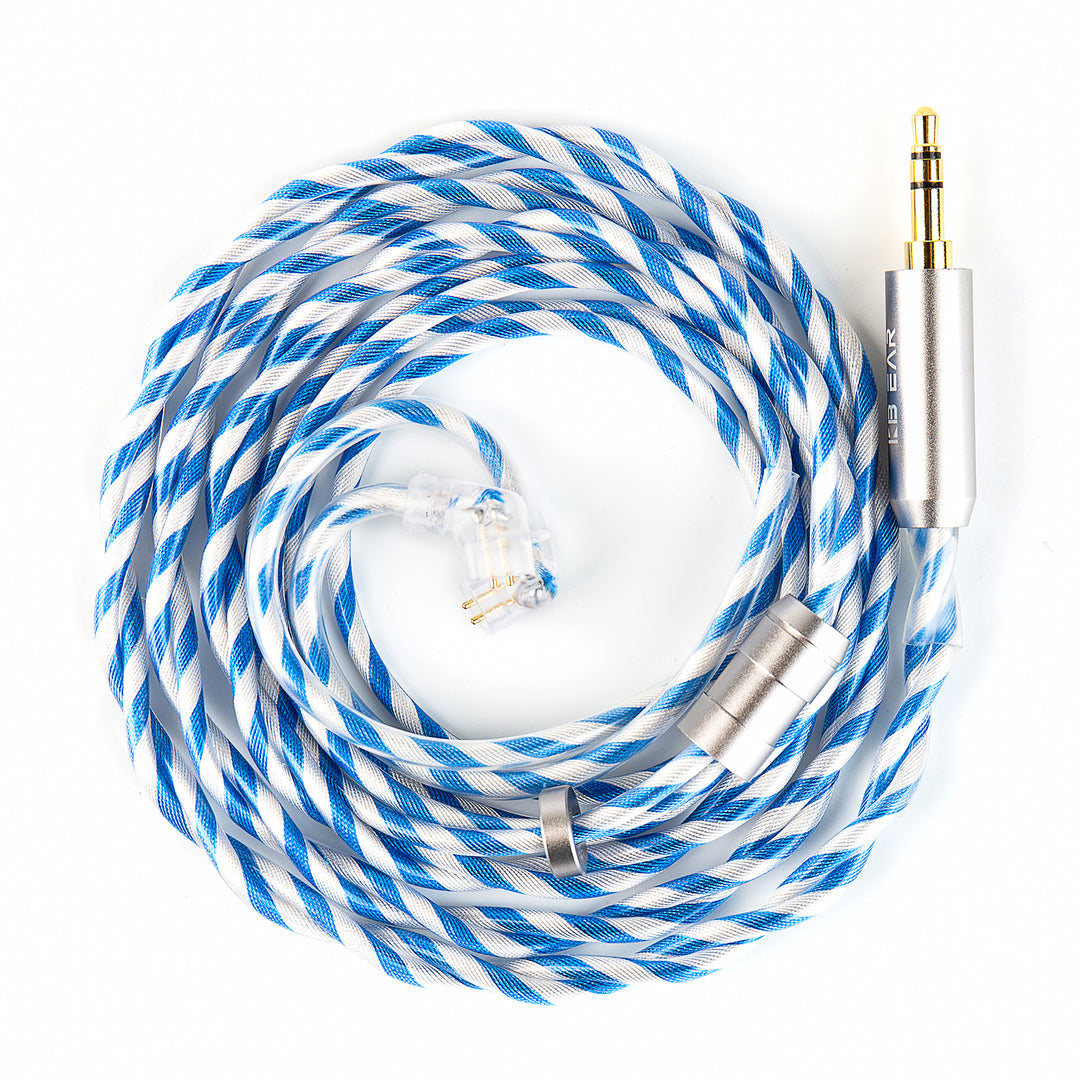 【KBEAR Frost】6N 2-Strand Twisted-Pair 71-Core OCC Gold-plated HiFi Earphone Upgrade Cable Where Purity is Born - KEEPHIFI