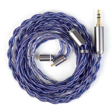 【KBEAR Neon】4-Strand 5N High-purity OFC HiFi Upgraded Cable Thick-Core High-Conductivity | Punchy Bass - KEEPHIFI