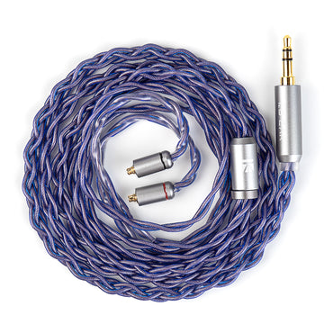【KBEAR Neon】4-Strand 5N High-purity OFC HiFi Upgraded Cable Thick-Core High-Conductivity | Punchy Bass - KEEPHIFI