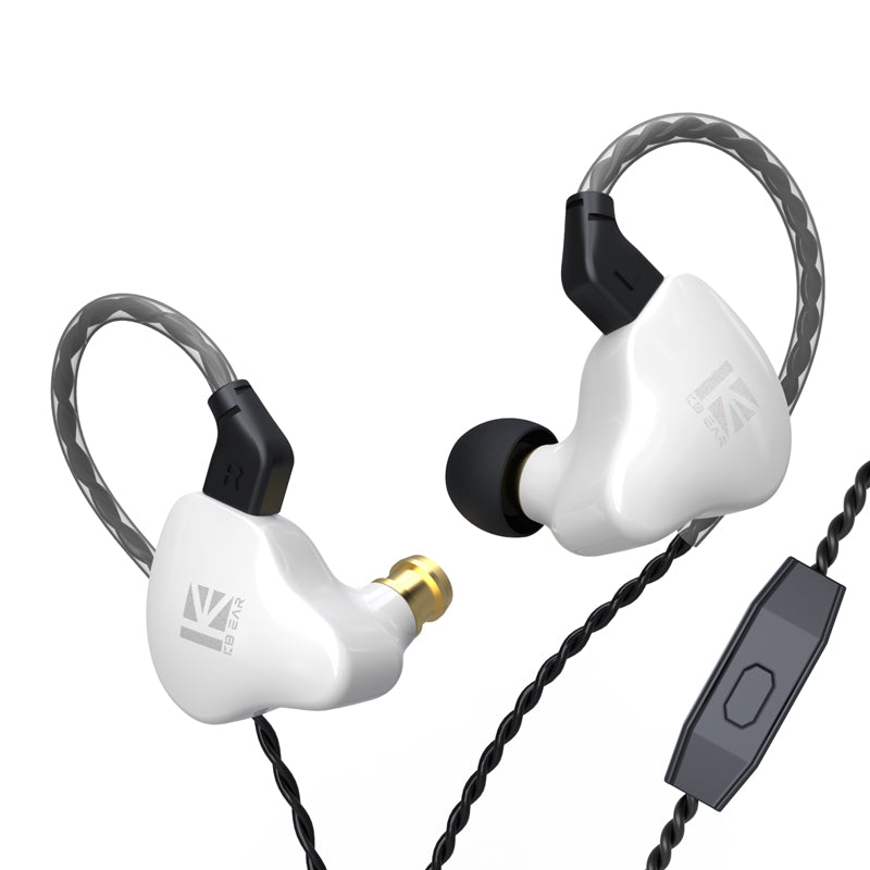 【KBEAR KS1(2022)】Dual Magnetic Circuit Dynamic Wired in-ear Earphones (Clear Version)