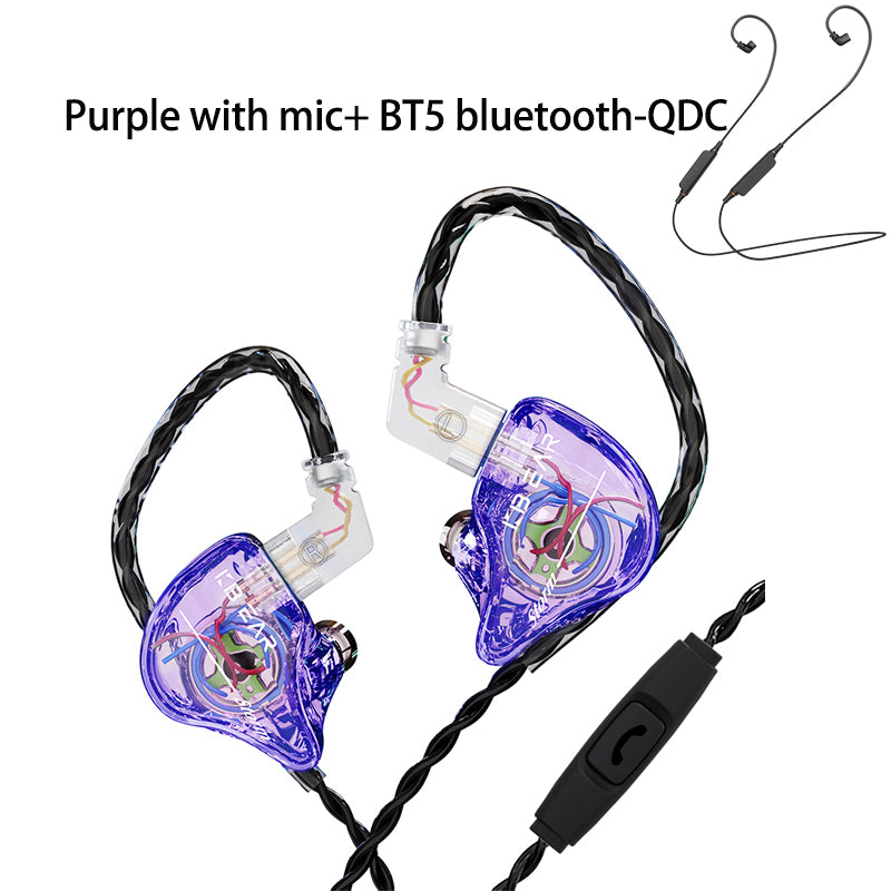 UNBOXING  KZ ZSN Pro In-Ear Wired Earphones With Microphone (Purple) 