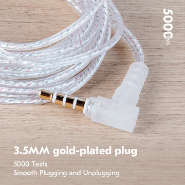 【CCZ C05】1.5M OFC Silver Plated Upgraded Cable, Noise-canceling and High Fidelity - KEEPHIFI