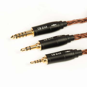 【KBEAR 4891】 8 Strands Oxygen-free Copper Upgraded Cables Brown - KEEPHIFI