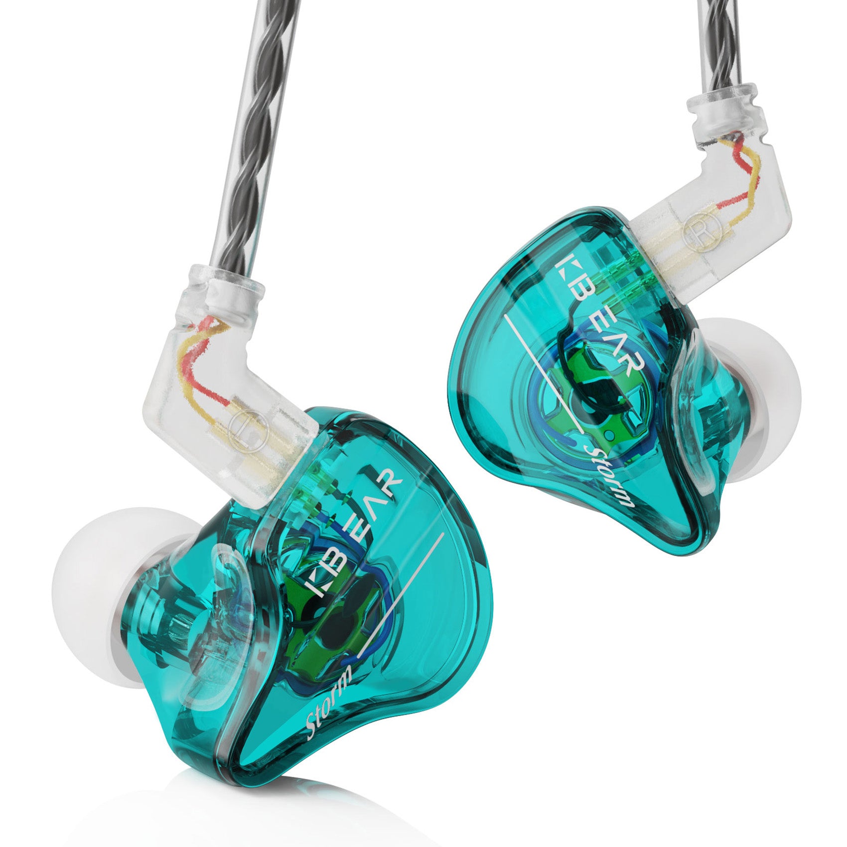 KBEAR Storm】Best rated in ear Headphones Single Dynamic In-ear