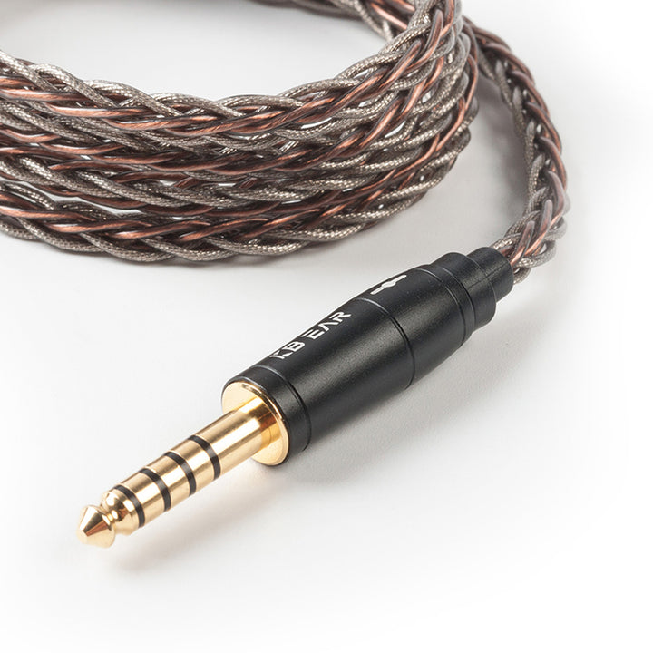 【KBEAR Rhythm——Clearance】 8-Core Hybrid Copper-Silver Upgraded IEM Cable,Stainless Steel Hardware