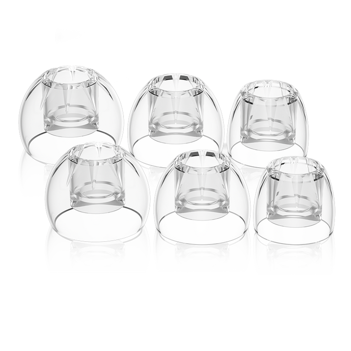 【KZ LS01】 High-Transparency Liquid Silicone Ear Tips for IEMs – Reduce Sibilance & Enhance Bass