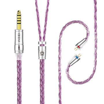 【KBEAR ST18】16-Core Oxygen-free Copper Silver-plated Upgraded Cable 1.2M Long - KEEPHIFI