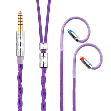 【KBEAR ST5】4N Pure Silver + 4N OFC Mixed Upgraded Cable 1.2m Long - KEEPHIFI