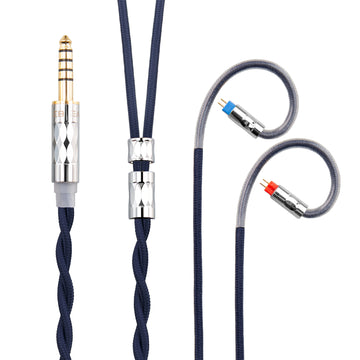 【KBEAR ST5】4N Pure Silver + 4N OFC Mixed Upgraded Cable 1.2m Long - KEEPHIFI