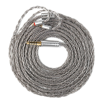【KBEAR ST24 Plus JunTian】 5N OCC Silver-Plated HiFi Earphone Upgraded Cable Earbuds Cables, 2M Long Cable - KEEPHIFI