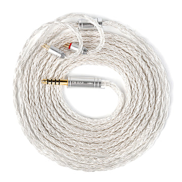 【KBEAR ST24 Plus JunTian】 5N OCC Silver-Plated HiFi Earphone Upgraded Cable Earbuds Cables, 2M Long Cable - KEEPHIFI