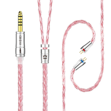 【KBEAR ST18】16-Core Oxygen-free Copper Silver-plated Upgraded Cable 1.2M Long - KEEPHIFI
