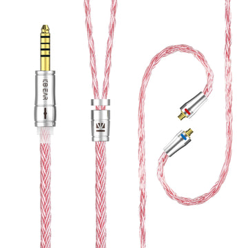 【KBEAR ST18】16-Core Oxygen-free Copper Silver-plated Upgraded Cable 1.2M Long - KEEPHIFI