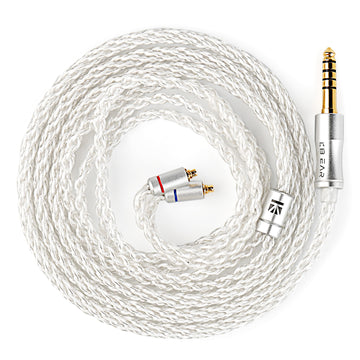【KBEAR BaiZe】Upgrade Cable, 5N 8-Strand 144-Core High-purity Silver-plated OFC Cable - KEEPHIFI