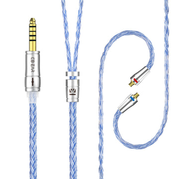 【KBEAR ST18】16-Core Oxygen-free Copper Silver-plated Upgraded Cable 1.2M Long - KEEPHIFI
