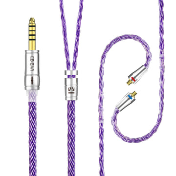 【KBEAR ST18】16-Core Oxygen-free Copper Silver-plated Upgraded Cable 1.2M Long - KEEPHIFI