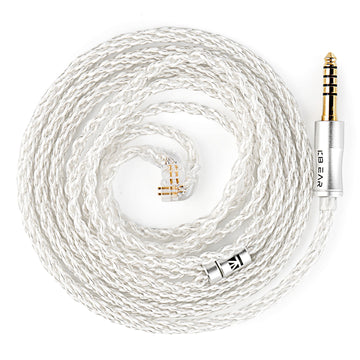 【KBEAR BaiZe】Upgrade Cable, 5N 8-Strand 144-Core High-purity Silver-plated OFC Cable - KEEPHIFI