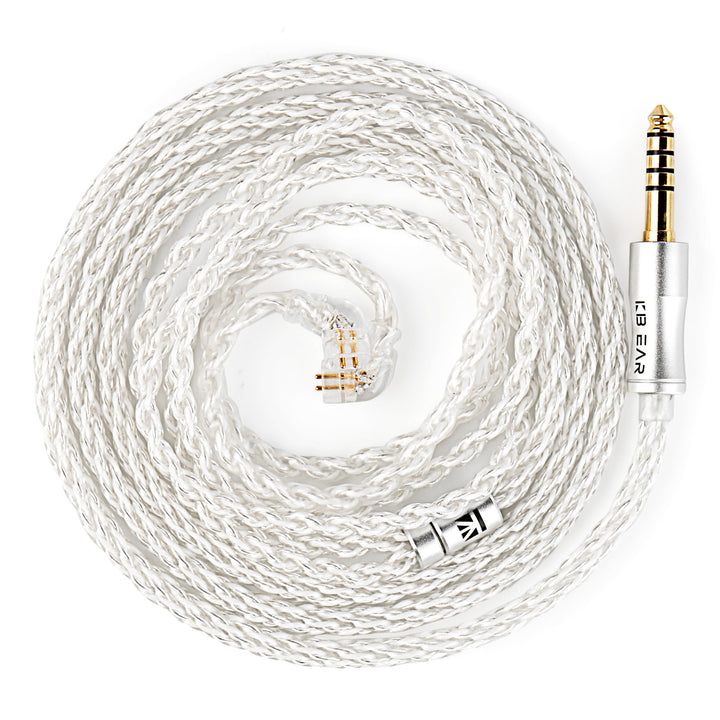 【KBEAR BaiZe】Upgrade Cable, 5N 8-Strand 144-Core High-purity Silver-plated OFC Cable - KEEPHIFI