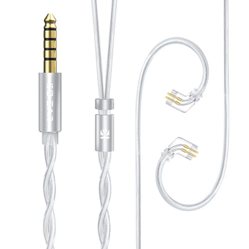 【KBEAR Glint】 5N OFC Silver-plated Upgrade Cable & Aluminum Alloy Components - KEEPHIFI