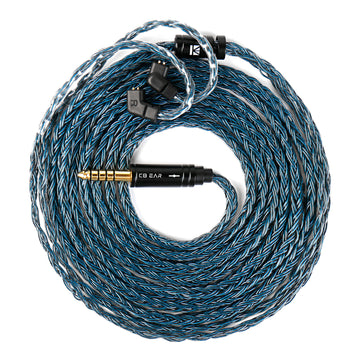 【KBEAR ST24 Plus JunTian】 5N OCC Silver-Plated HiFi Earphone Upgraded Cable Earbuds Cables, 2M Long Cable - KEEPHIFI