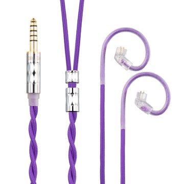 【KBEAR ST5】4N Pure Silver + 4N OFC Mixed Upgraded Cable 1.2m Long - KEEPHIFI