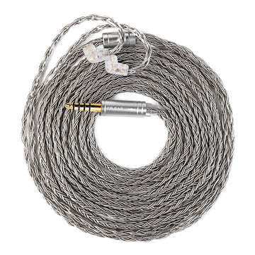 【KBEAR ST24 Plus JunTian】 5N OCC Silver-Plated HiFi Earphone Upgraded Cable Earbuds Cables, 2M Long Cable - KEEPHIFI
