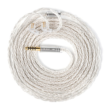 【KBEAR ST24 Plus JunTian】 5N OCC Silver-Plated HiFi Earphone Upgraded Cable Earbuds Cables, 2M Long Cable - KEEPHIFI