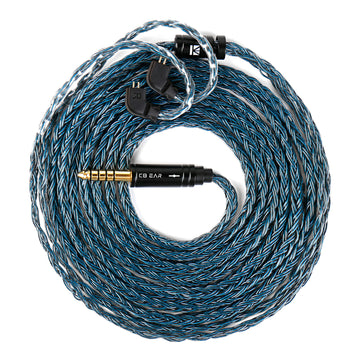 【KBEAR ST24 Plus JunTian】 5N OCC Silver-Plated HiFi Earphone Upgraded Cable Earbuds Cables, 2M Long Cable - KEEPHIFI