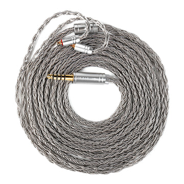 【KBEAR ST24 Plus JunTian】 5N OCC Silver-Plated HiFi Earphone Upgraded Cable Earbuds Cables, 2M Long Cable - KEEPHIFI