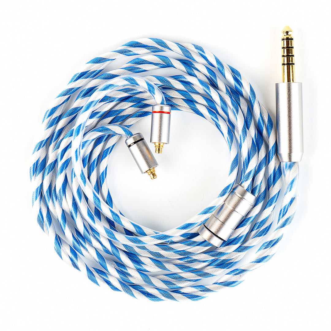 【KBEAR Frost】6N 2-Strand Twisted-Pair 71-Core OCC Gold-plated HiFi Earphone Upgrade Cable Where Purity is Born - KEEPHIFI