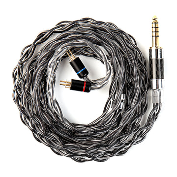 【KBEAR Obsidian】Graphene & 6N OCC Hybrid Conductor Upgraded Cable, Hi-Resolution HiFi Earphone Cable - KEEPHIFI